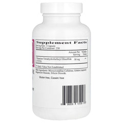 Ecological Formulas All Thiamine capsules close-up illustrating convenient daily capsules for consistent vitamin B1 intake.