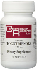 Ecological Formulas Annatto Tocotrienols 125 mg bottle for daily wellness