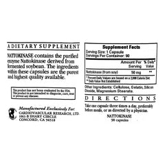 Ecological Formulas Nattokinase two-pack packaging showing value and daily use convenience.