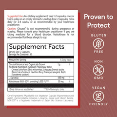 EcoNugenics Circutol reishi and cordyceps mushrooms image for improved circulation