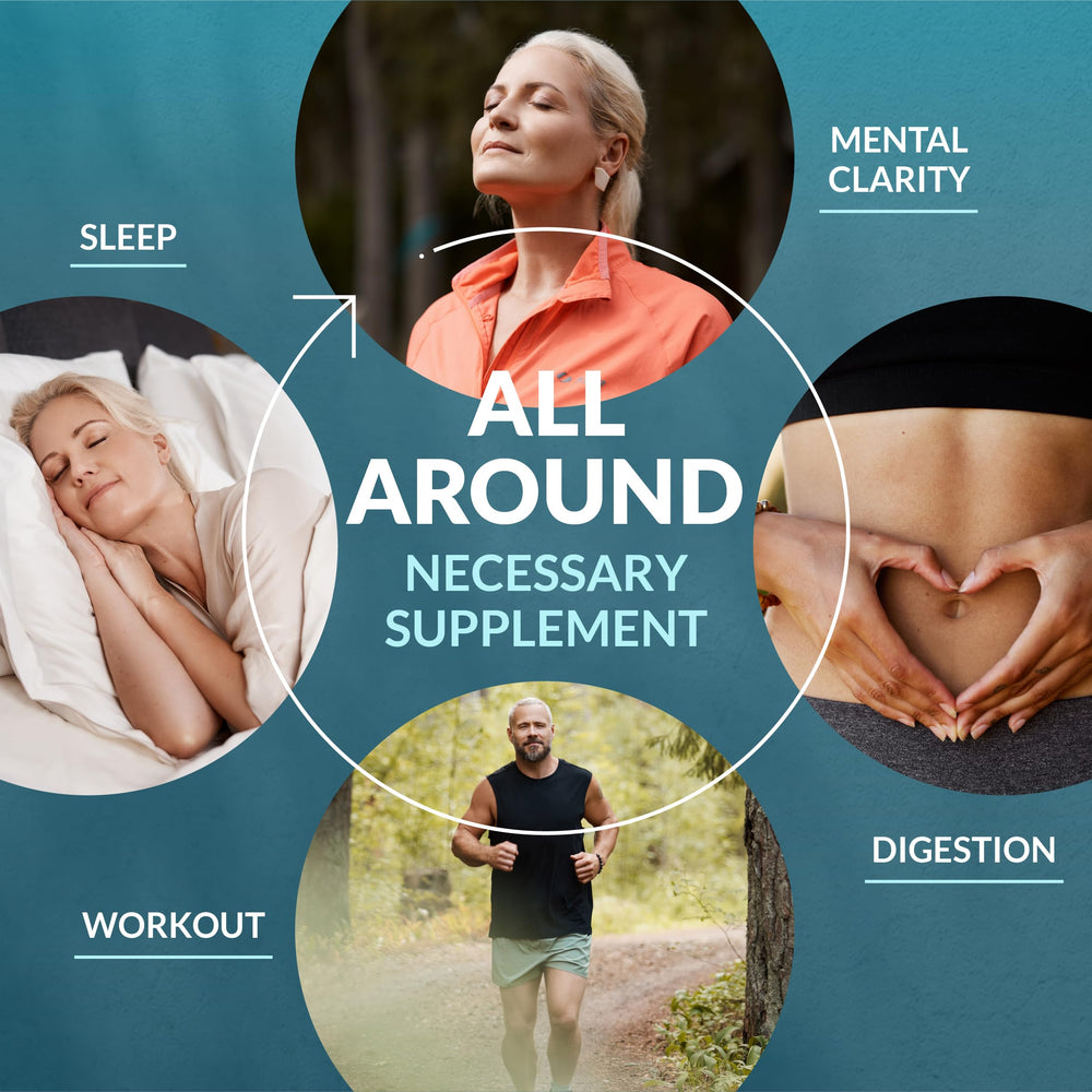 Ecosh Liposomal Magnesium Citrate sleep scene suggests calming, restful nights.