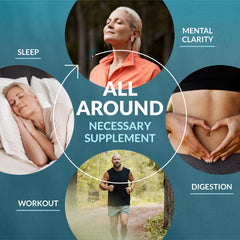 Ecosh Liposomal Magnesium Citrate sleep scene suggests calming, restful nights.