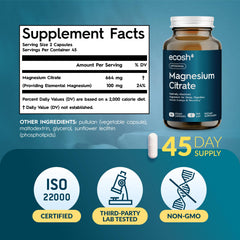 Ecosh Liposomal Magnesium Citrate workout scene hints at improved muscle recovery.