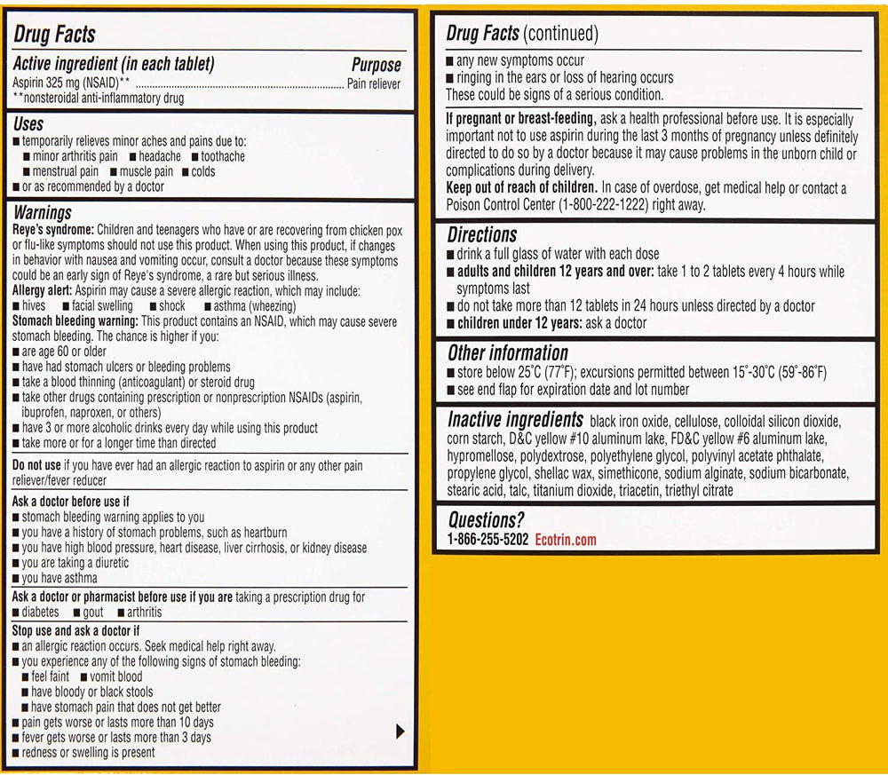 Ecotrin two-pack packaging on shelf communicates value and convenient ongoing use.