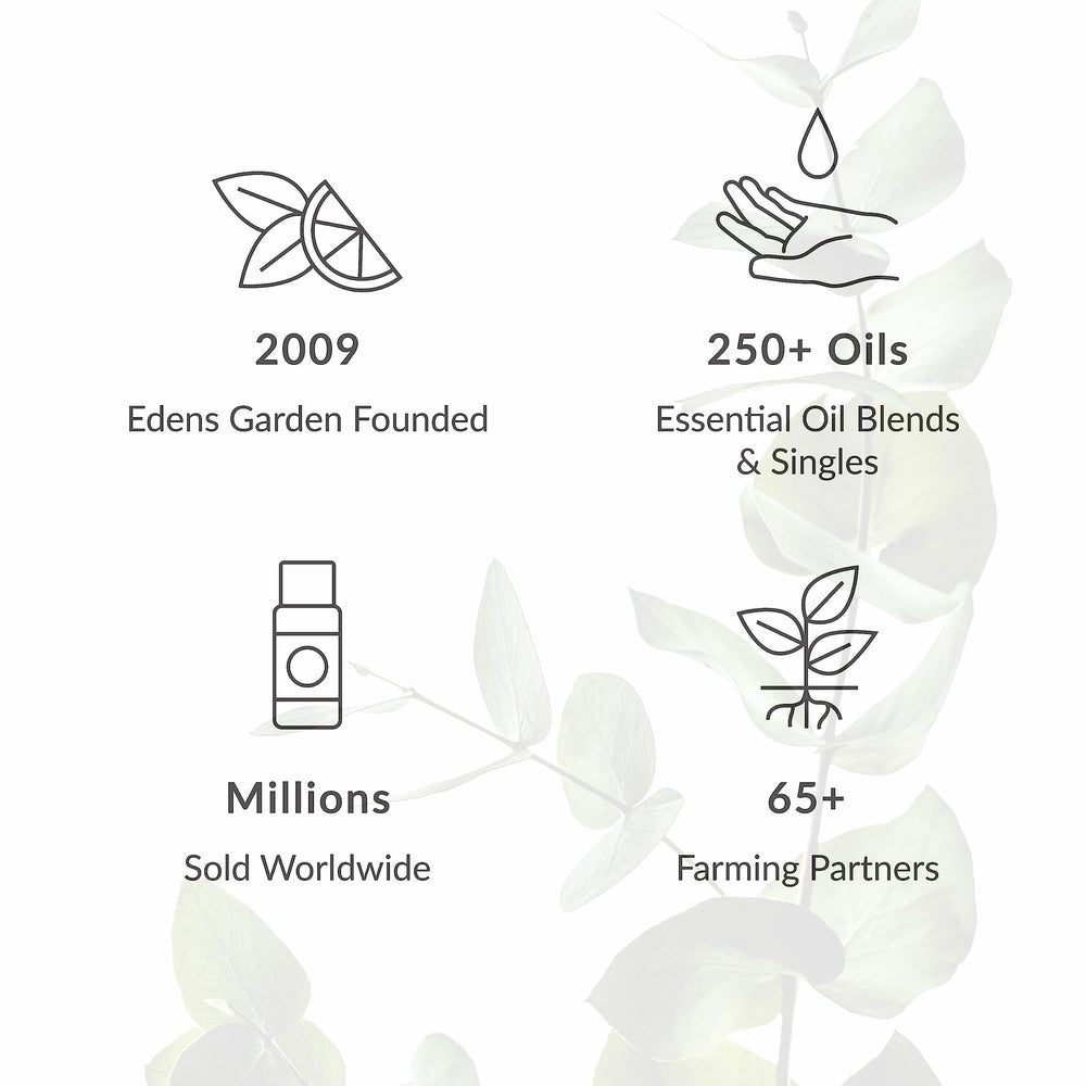 Edens Garden diffuser setup with Aches and Pains drops