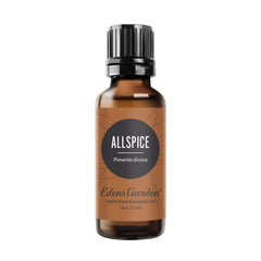Edens Garden Allspice essential oil bottle—pure, undiluted aroma for diffusion.