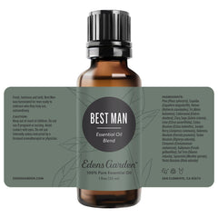 Edens Garden Best Man bottle on a lifestyle table for everyday use