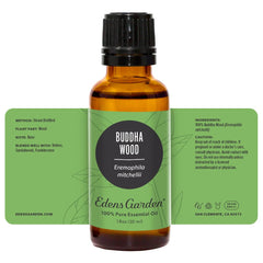 Edens Garden Buddha Wood aromatherapy set demonstrates versatile use.