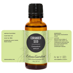 Edens Garden Coriander Seed Oil lab-quality assurance with transparent testing.