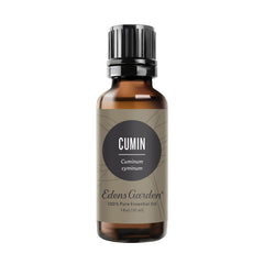 Edens Garden cumin essential oil bottle ready for diffusion and culinary use.
