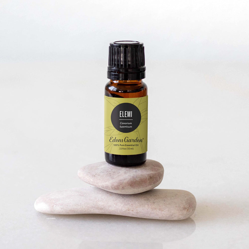 Close-up of Elemi aroma diffuser setup for calming sessions.