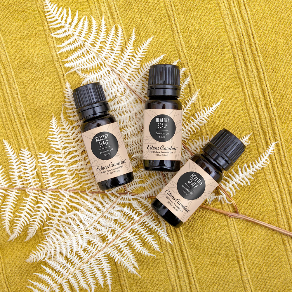 Edens Garden Healthy Scalp Blend dropper ready for precise application