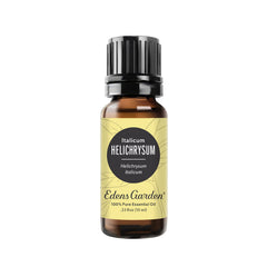 Edens Garden Helichrysum Italicum bottle pour for skincare prep and calming ambience.