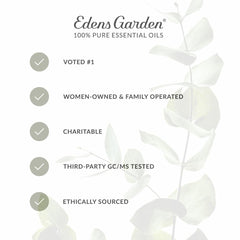 Edens Garden In Bloom Woman-Owned Brand emphasizes care and ethical sourcing.