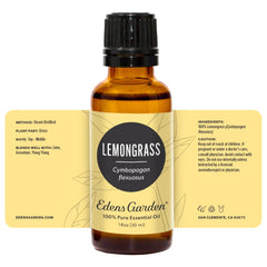 Edens Garden lemongrass GC-MS verified purity and quality.