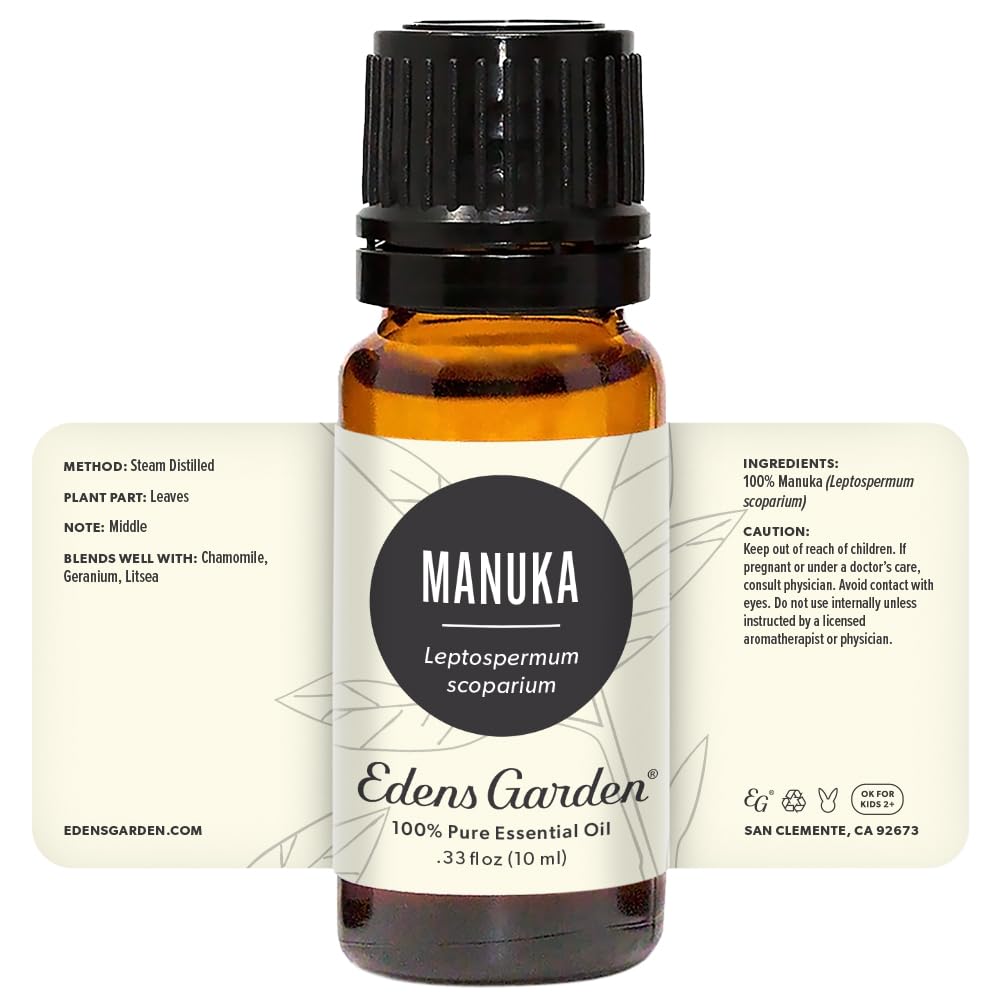 Edens Garden Manuka oil GC-MS report highlight transparency.