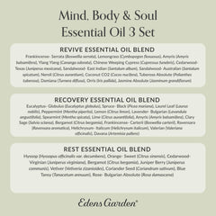 Edens Garden Mind Body Soul packaging box suitable for gifting.