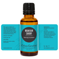 Edens Garden Mountain Savory with citrus pairing for a bright, uplifting scent