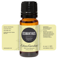 Edens Garden Osmanthus essential oil GC-MS report boosts quality confidence.