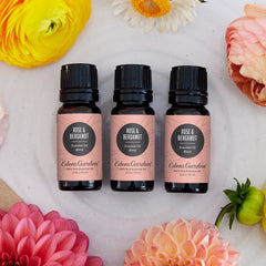 Edens Garden Rose Bergamot blend diffuser fills room with uplifting scent