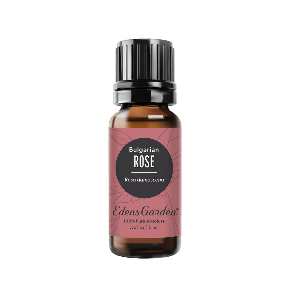 Edens Garden Rose Bulgarian Absolute bottle with dropper for easy dilution.