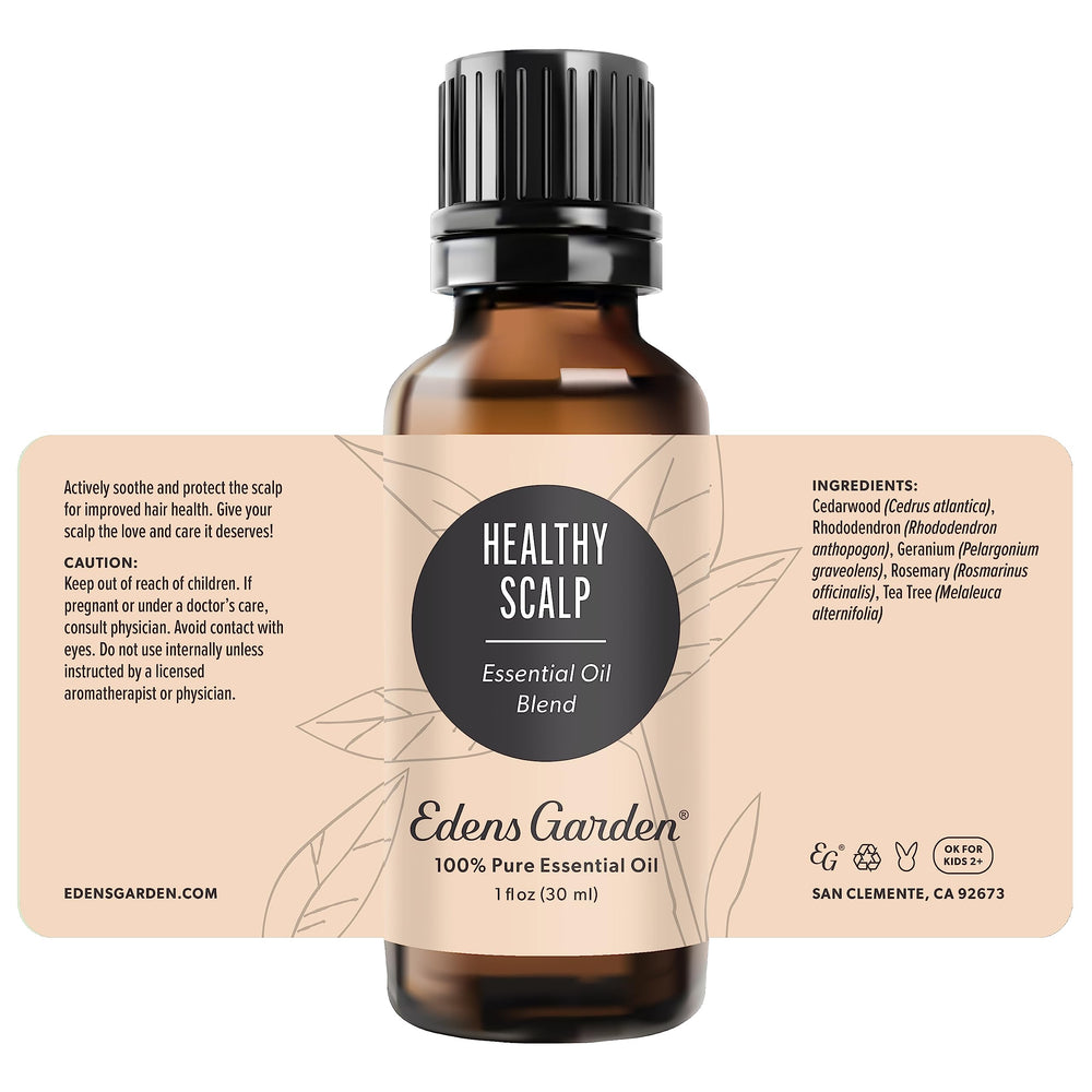Edens Garden Healthy Scalp Blend used in daily scalp care routine