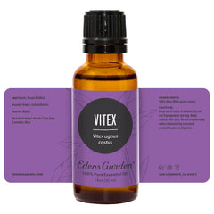 Calm mood scene with Edens Garden Vitex essential oil in diffuser