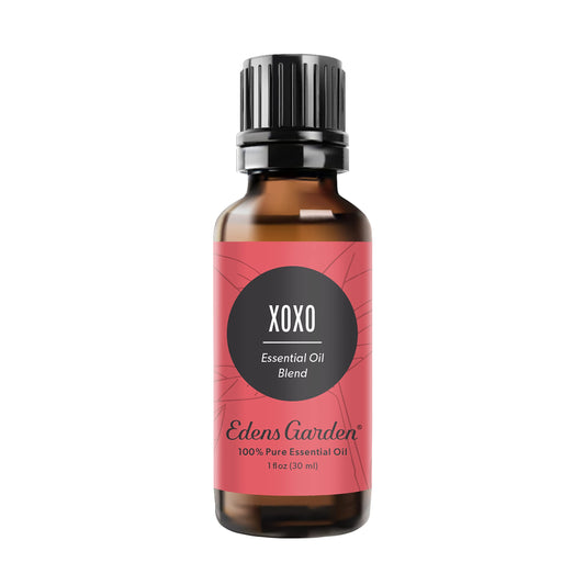 Edens Garden XOXO bottle close-up, ideal for diffuser use.