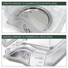 Edionmier water chamber with cylindrical design fits easily in small spaces.