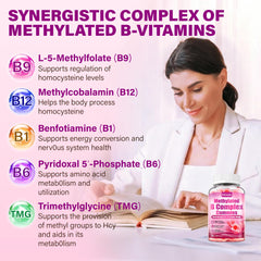 Ingredients panel of Edmmyliy B complex showing bioavailable vitamins.