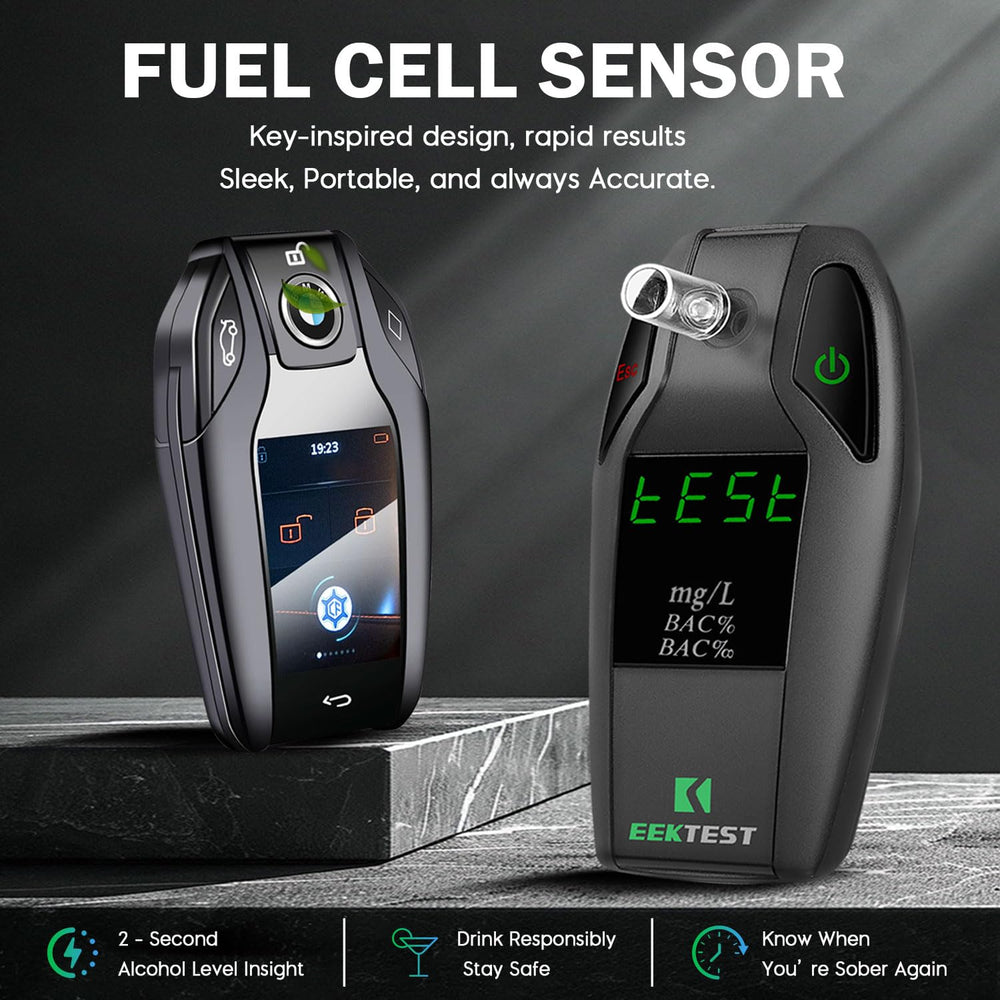 EEKTEST fast warm up breathalyzer for quick safety checks