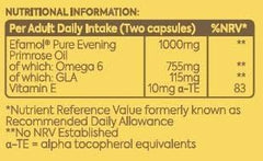 Efamol daily routine with bottle; simple health-supporting habit.