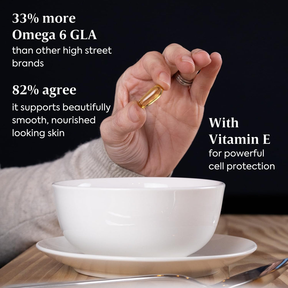 Efamol EPO packaging front, clean design and dosage information.