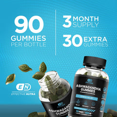 Ingredients panel of Effective Nutra Ashwagandha gummies