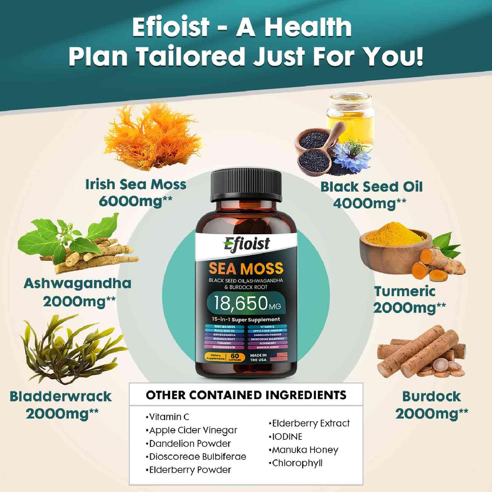Efioist Elderberry and Dandelion with Chlorophyll for immune-friendly nourishment