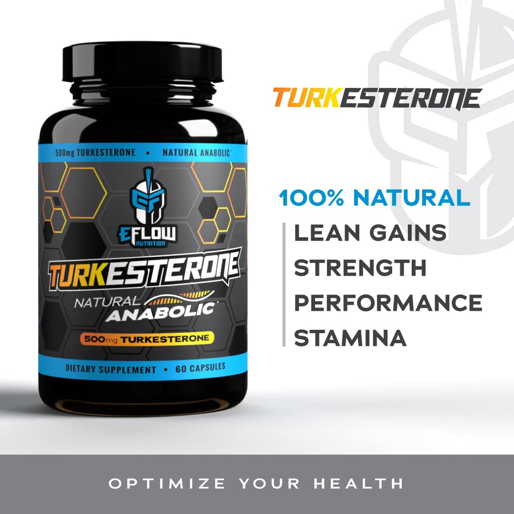 eflow nutrition turkesterone product lineup demonstrates premium supplements for athletes.