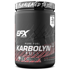 EFX Karbolyn Fuel bottle pour showing quick energy delivery during training