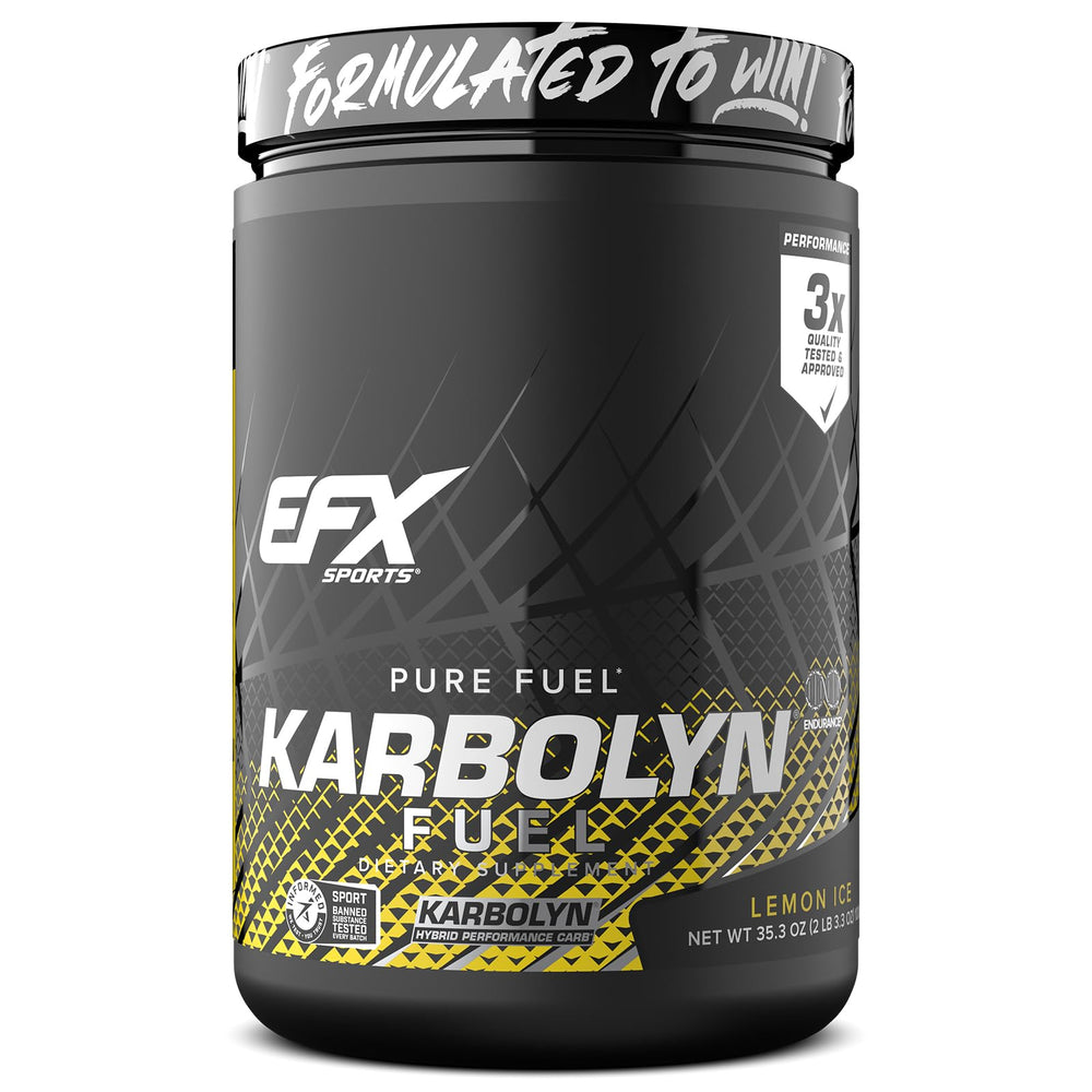 EFX Karbolyn Fuel lemon ice bottle for fast energy during training