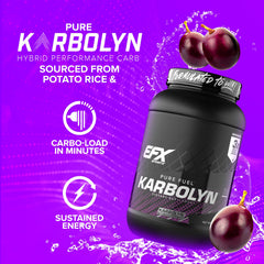 EFX Karbolyn Fuel serving scoop ready for convenient pre- or intra-workout use