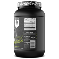 Nutrition facts panel of Karbolyn Hydrate showing electrolytes and sugar-free formula.