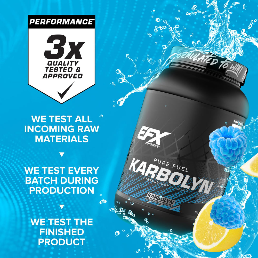 EFX Sports Karbolyn Fuel close-up of powder texture