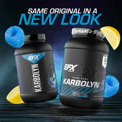 EFX Sports Karbolyn Fuel scoop showing serving size for precise intake