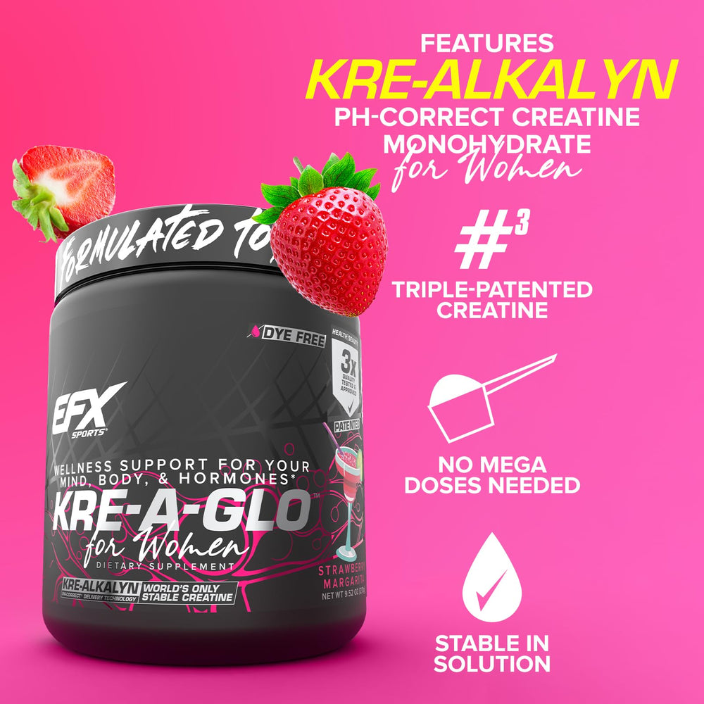 Scoop beside dissolving Kre-A-Glo powder for quick mix during training