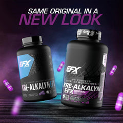 EFX Kre-Alkalyn EFX capsules close-up with precise dosing.
