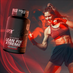 EFX Sports Lean Fix Xtreme bottle in hand conveys ergonomic daily use