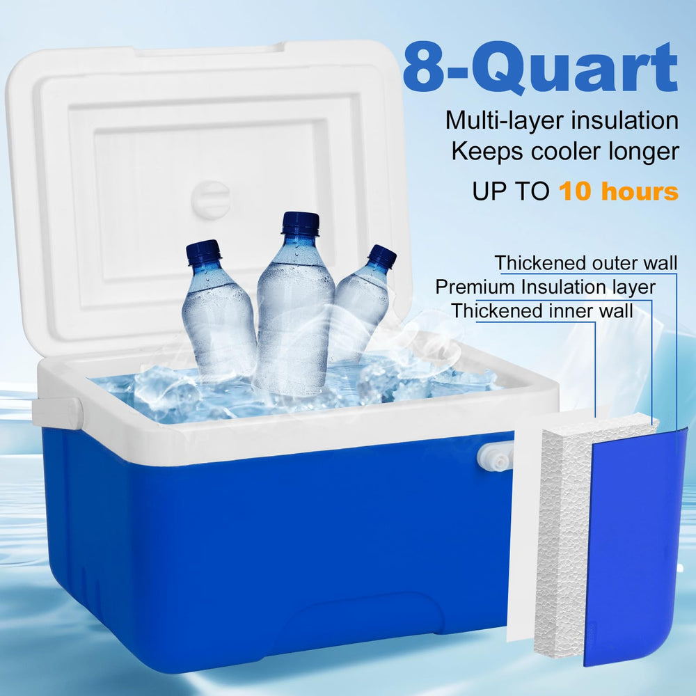 Egfvcbo 9-quart ice machine tank ready for extended cold therapy sessions at home