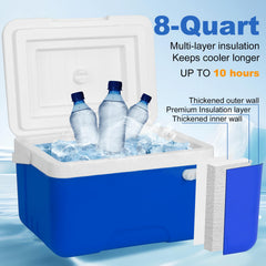 Egfvcbo 9-quart ice machine tank ready for extended cold therapy sessions at home
