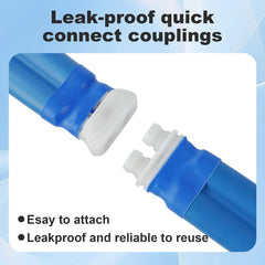 Egfvcbo leakproof quick-connect keeps setup tidy during recovery.