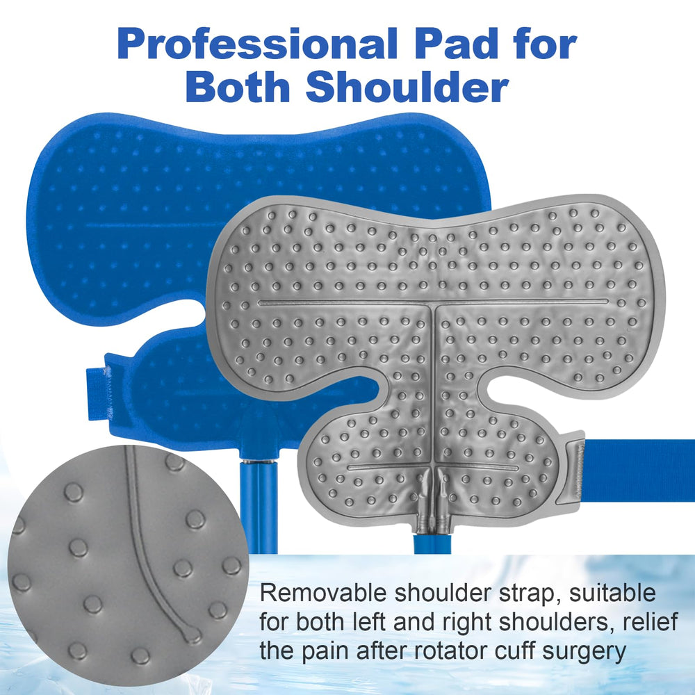 Egfvcbo nine-quart insulated cooler maintains long-lasting cold therapy without frequent refills.