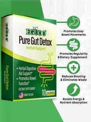 EGUOO Pure Gut Detox daily sachets ready to travel for consistent use